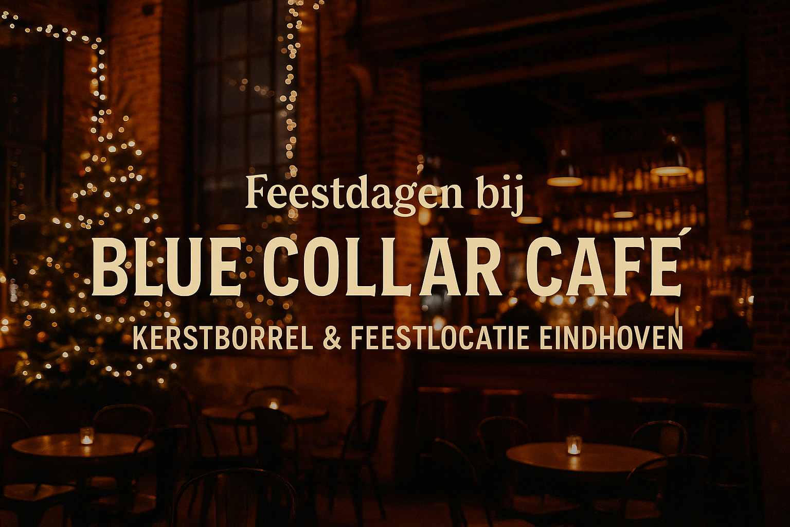 Blue Collar Cafe kerstborrel 2025