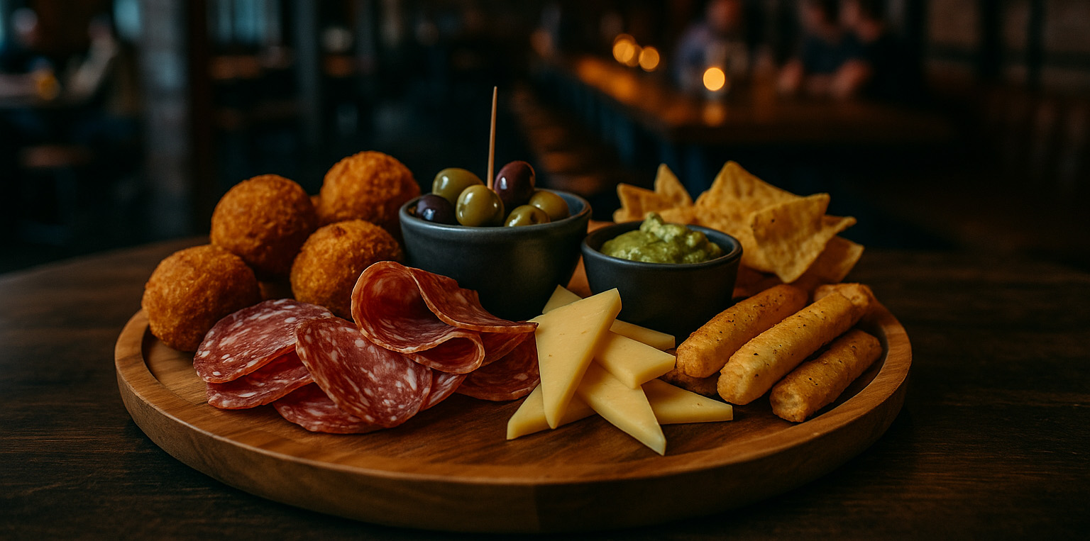 Borrelplankje Blue collar cafe